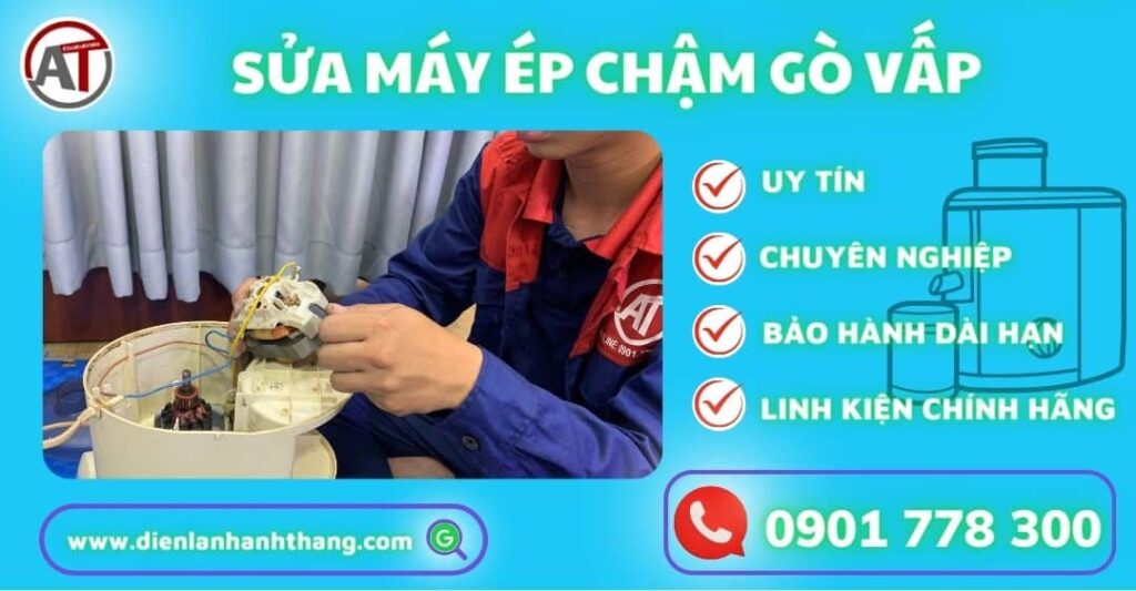 sửa máy ép chậm gò vấp Điện lạnh Anh Thắng
