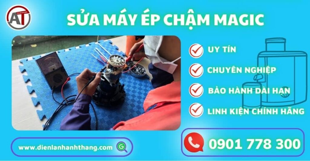 sửa máy ép chậm magic Điện lạnh Anh Thắng