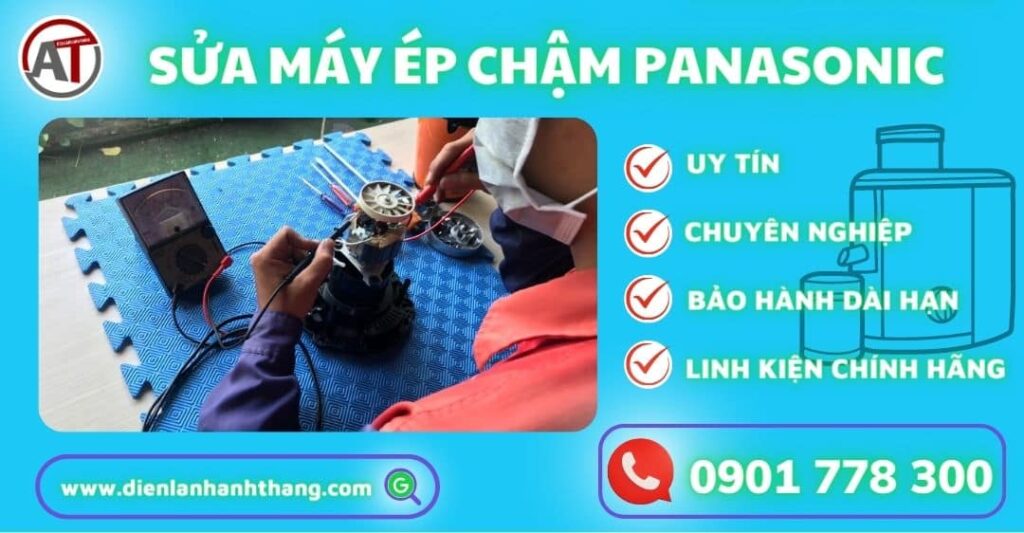 sửa máy ép chậm panasonic Điện lạnh Anh Thắng