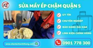 sửa máy ép chậm quận 5 Điện lạnh Anh Thắng