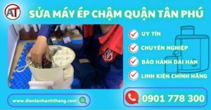 sửa máy ép chậm quận tân phú Điện lạnh Anh Thắng