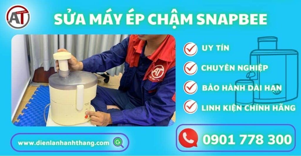 sửa máy ép chậm snapbee Điện lạnh Anh Thắng