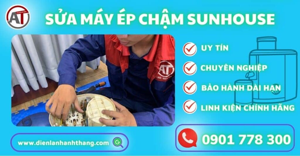 sửa máy ép chậm sunhouse Điện lạnh Anh Thắng