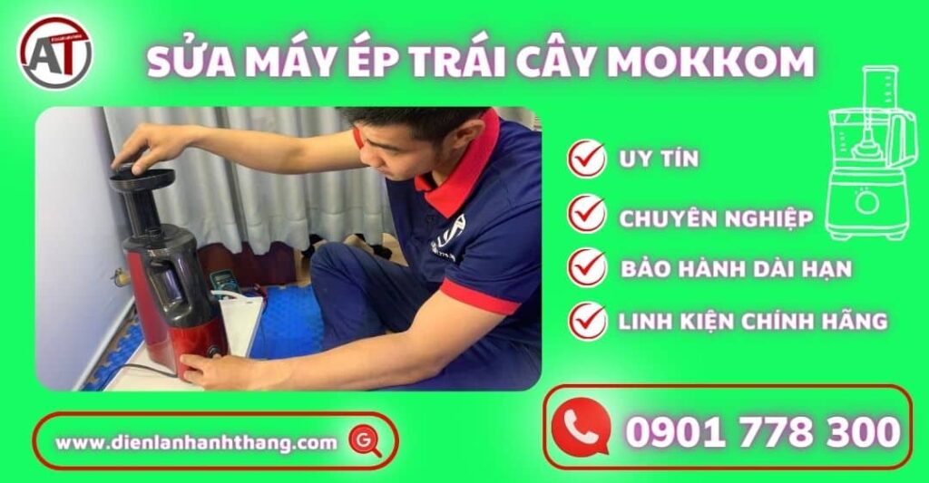 Sửa máy ép trái cây mokkom Điện lạnh Anh Thắng