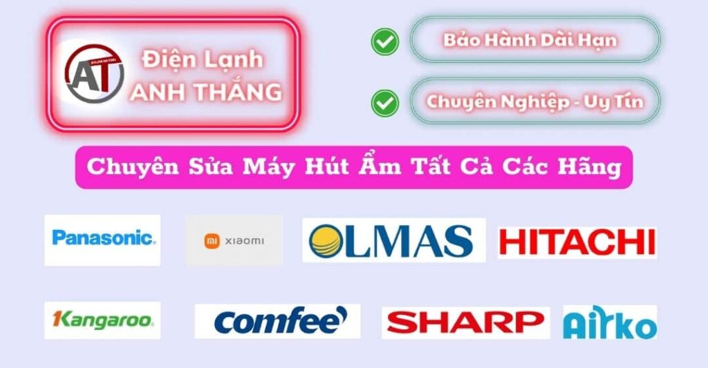 Sửa máy hút ẩm các hãng Điện lạnh Anh Thắng