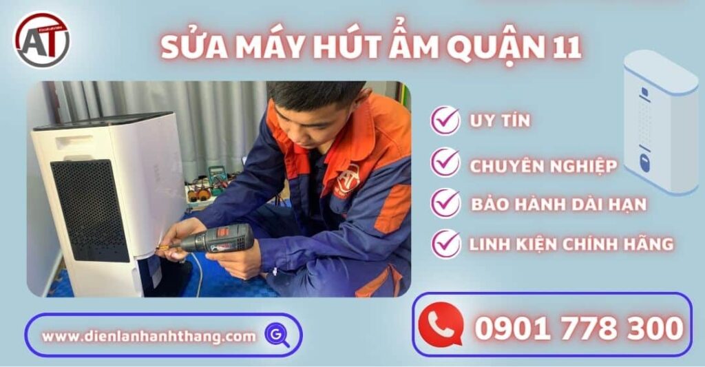 Sửa máy hút ẩm quận 11 Điện lạnh Anh Thắng
