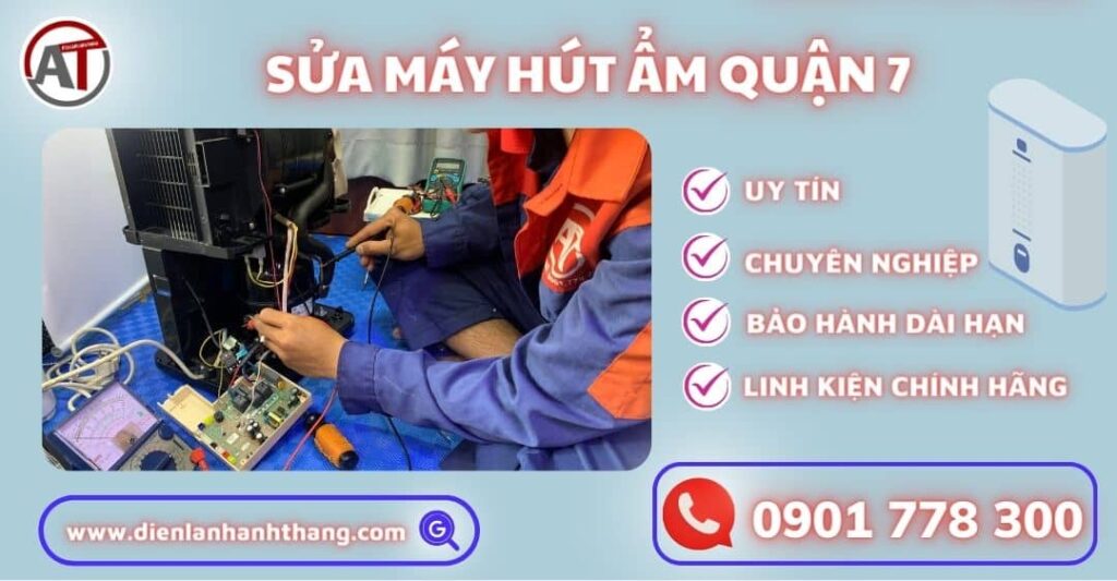 Sửa máy hút ẩm quận 7 Điện lạnh Anh Thắng