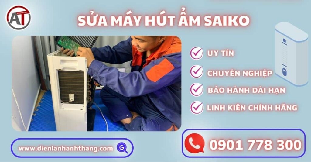 Sửa máy hút ẩm saiko Điện lạnh Anh Thắng