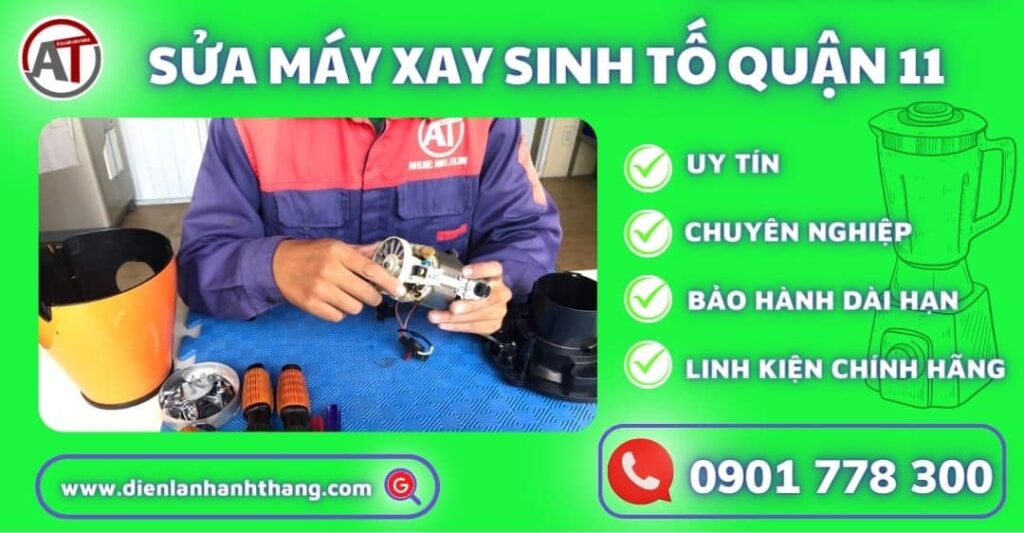 sửa máy xay sinh tố quận 11 Điện lạnh Anh Thắng