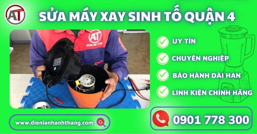 sửa máy xay sinh tố quận 4 Điện lạnh Anh Thắng