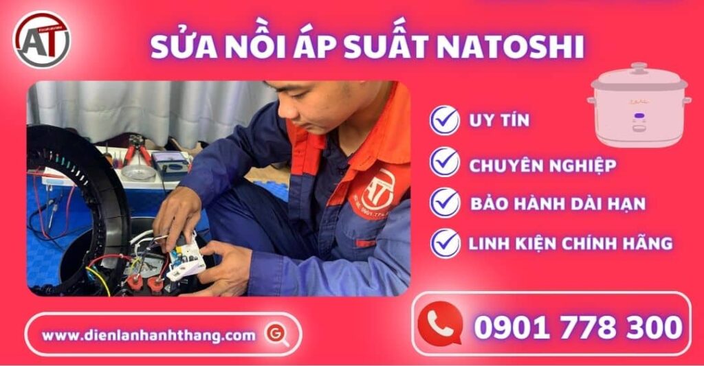 Sửa nồi áp suất Natoshi Điện lạnh Anh Thắng