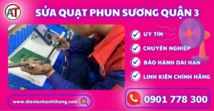 Sửa quạt phun sương quận 3 Điện lạnh Anh Thắng