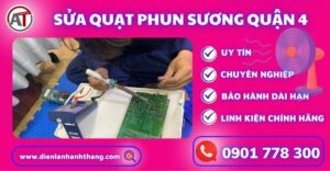Sửa quạt phun sương quận 4 Điện lạnh Anh Thắng