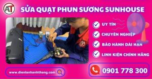 Sửa quạt phun sương sunhouse Điện lạnh Anh Thắng