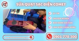 Sửa quạt sạc điện comet Điện lạnh Anh Thắng