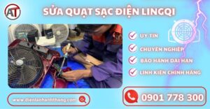 Sửa quạt sạc điện lingqi Điện lạnh Anh Thắng