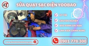 Sửa quạt sạc điện yoobao Điện lạnh Anh Thắng