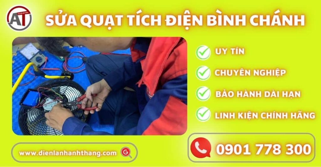sửa quạt tích điện bình chánh Điện lạnh Anh Thắng