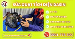 Sửa quạt tích điện Dasin Điện lạnh Anh Thắng