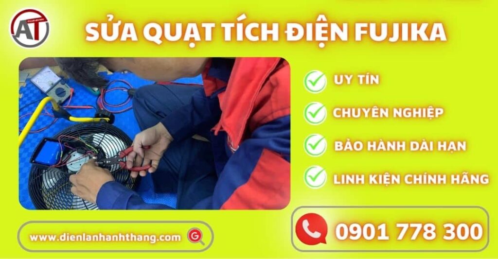 sửa quạt tích điện fujika Điện lạnh Anh Thắng