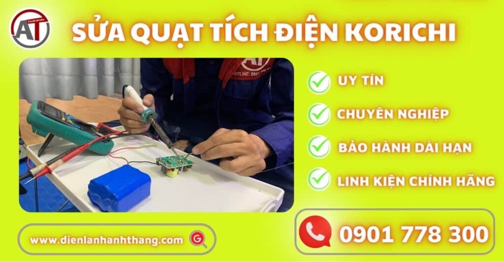 sửa quạt tích điện korichi Điện lạnh Anh Thắng