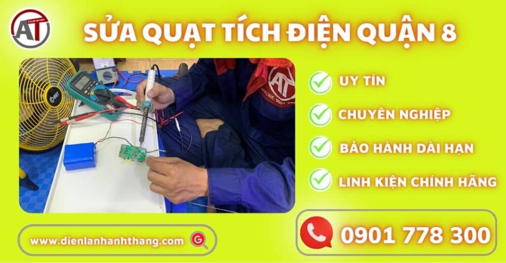 sửa quạt tích điện quận 8 Điện lạnh Anh Thắng