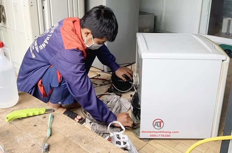 Sửa tủ lạnh mini Điện lạnh Anh Thắng