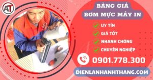 Bảng giá bơm mực máy in Điện lạnh Anh Thắng