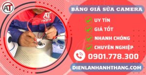 Bảng giá sửa camera Điện lạnh Anh Thắng