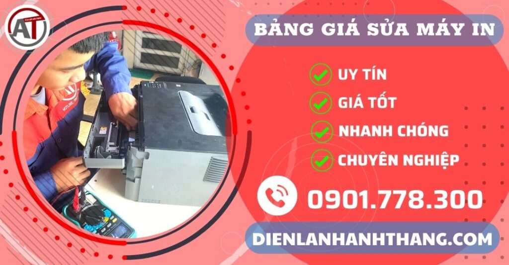 Bảng giá sửa máy in Điện lạnh Anh Thắng