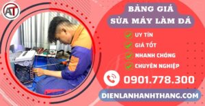Bảng giá sửa máy làm đá Điện lạnh Anh Thắng