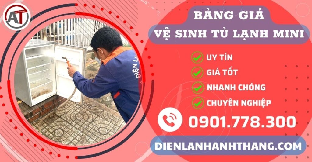 Bảng giá vệ sinh tủ lạnh mini Điện lạnh Anh Thắng