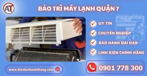 Bảo trì máy lạnh quận 7 Điện lạnh Anh Thắng