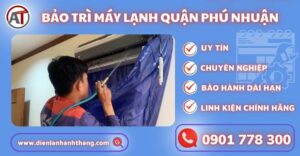 Bảo trì máy lạnh quận phú nhuận Điện lạnh Anh Thắng