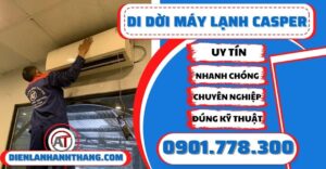 Di dời máy lạnh Casper - Điện lạnh Anh Thắng