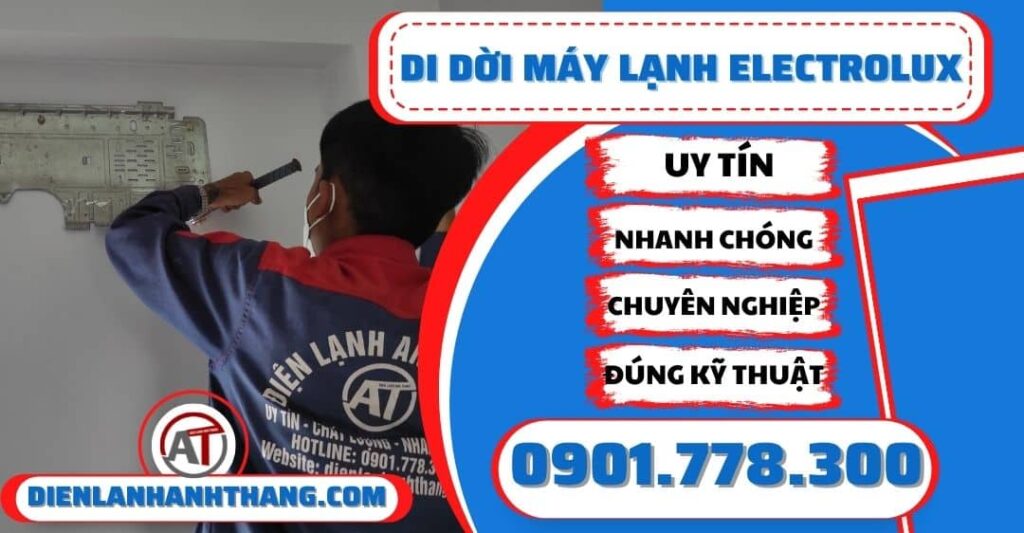 Di dời máy lạnh Electrolux - Điện lạnh Anh Thắng