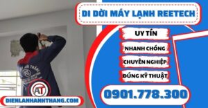 Di dời máy lạnh Reetech - Điện lạnh Anh Thắng