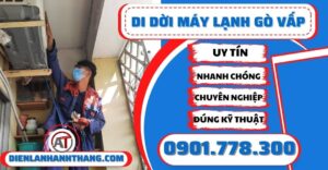 Di dời máy lạnh gò vấp - Điện lạnh Anh Thắng