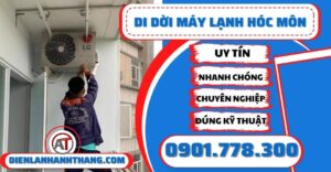 Di dời máy lạnh Hóc môn - Điện lạnh Anh Thắng