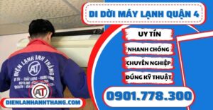 Di dời máy lạnh quận 4 - Điện lạnh Anh Thắng