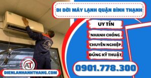 Di dời máy lạnh quận Bình thạnh - Điện lạnh Anh Thắng