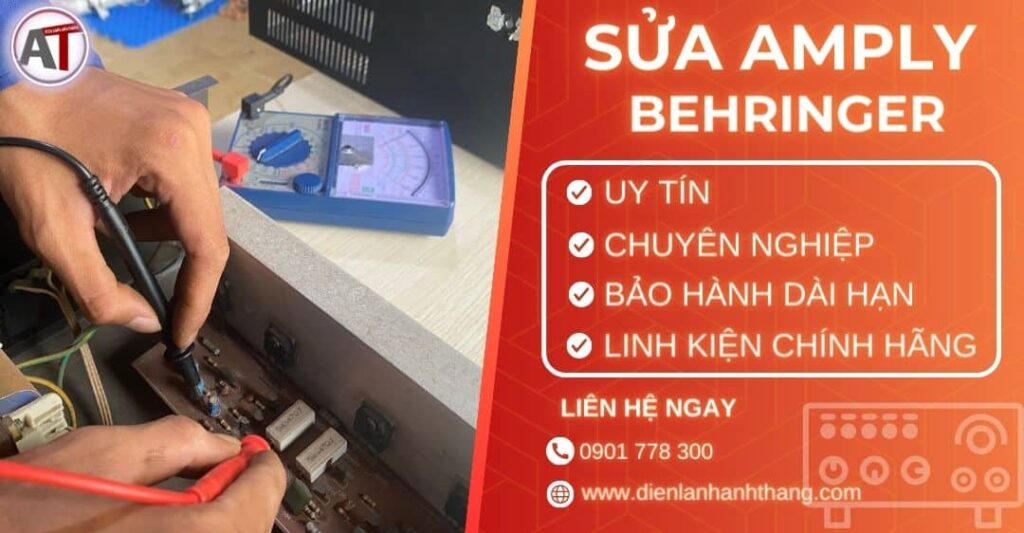Sửa amply Behringer Điện lạnh Anh Thắng