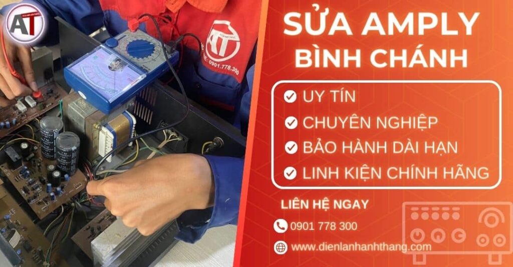 Sửa amply Bình chánh Điện lạnh Anh Thắng