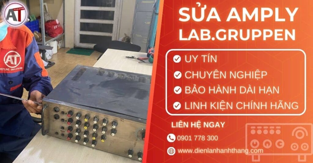 Sửa amply Lab.gruppen Điện lạnh Anh Thắng