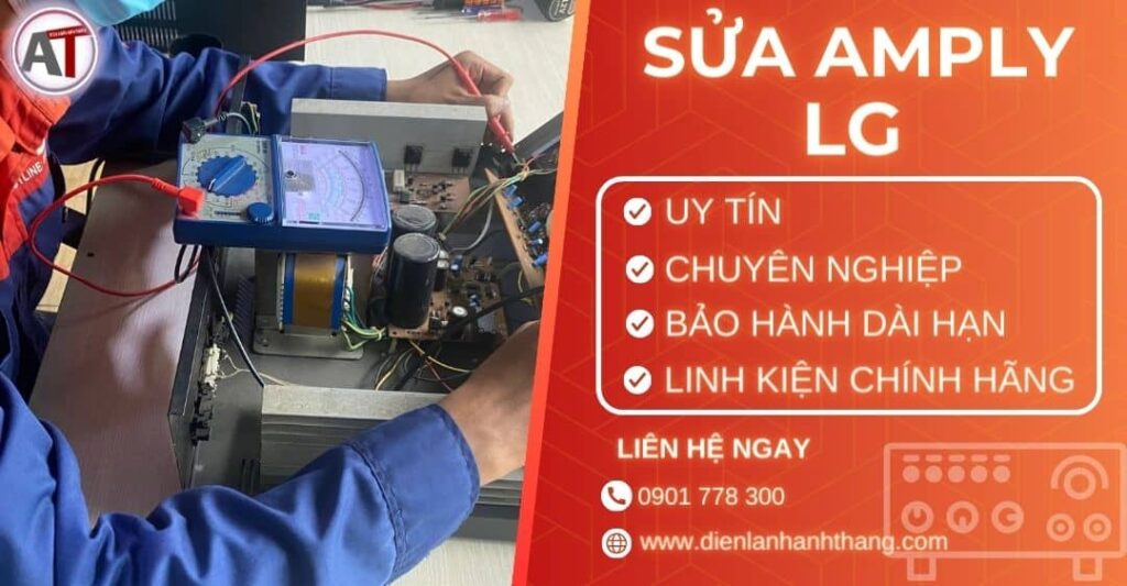 Sửa amply Lg Điện lạnh Anh Thắng