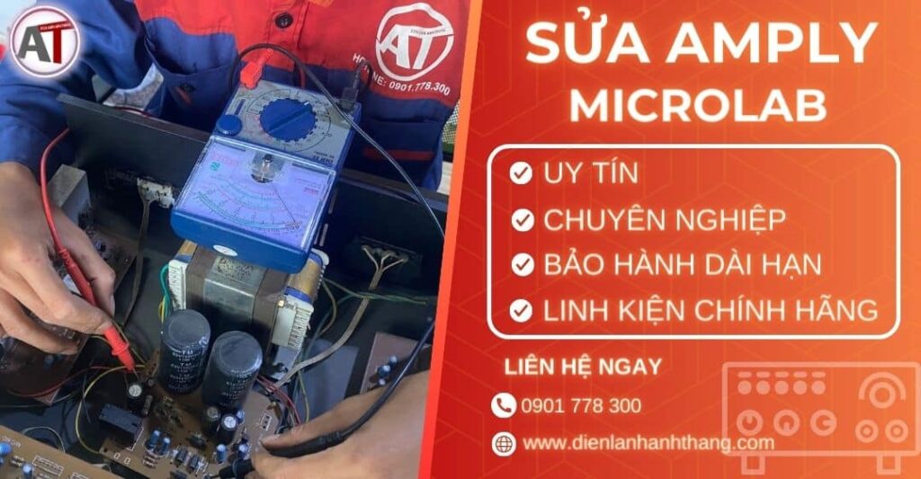 Sửa amply Microlab Điện lạnh Anh Thắng