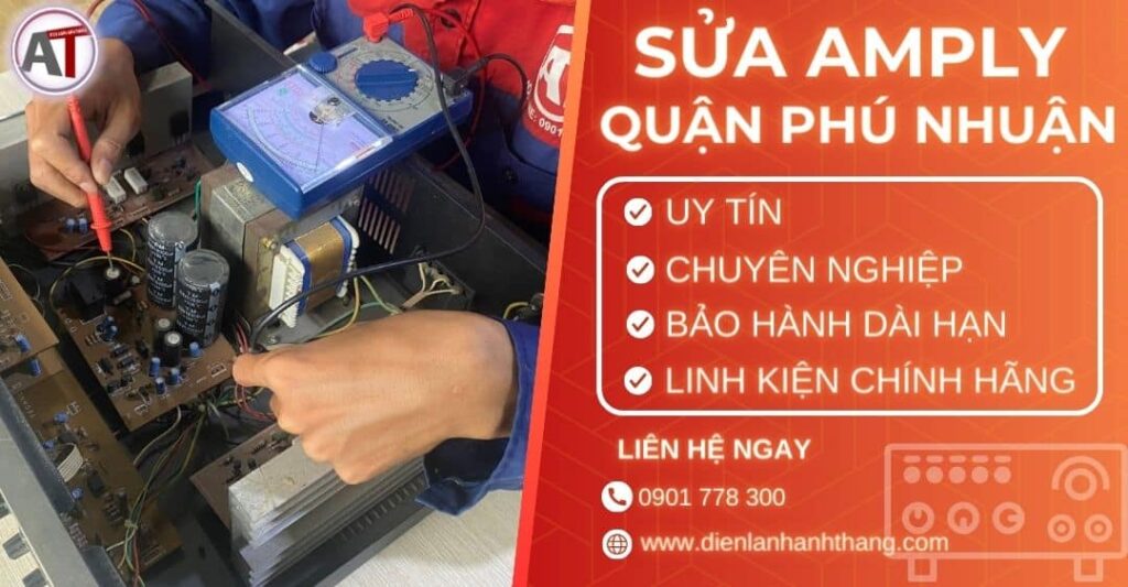Sửa amply quận Phú nhuận Điện lạnh Anh Thắng