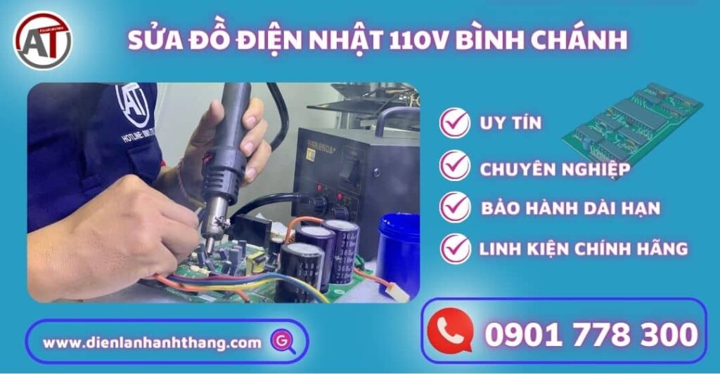 Sửa đồ điện nhật 110v bình chánh Điện lạnh Anh Thắng