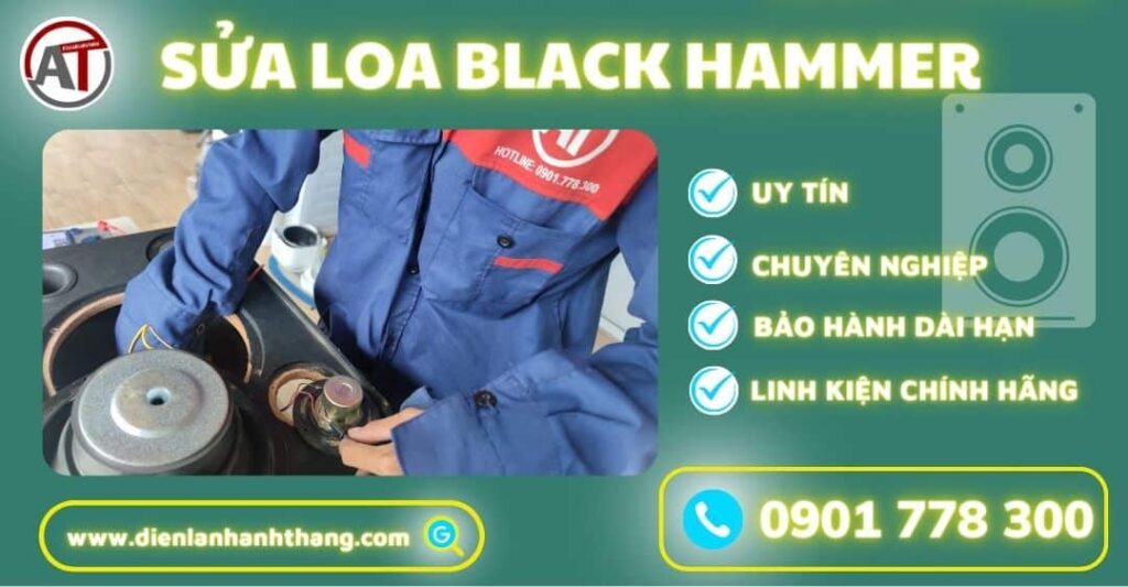 Sửa loa Black Hammer Điện lạnh Anh Thắng