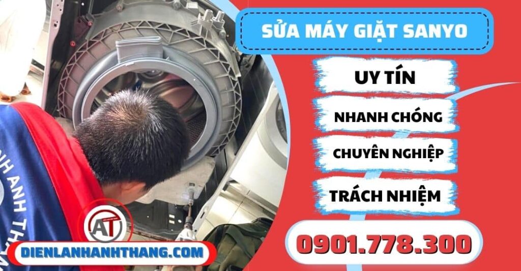 Sửa máy giặt Sanyo - Điện lạnh Anh Thắng